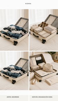 Set de Bolsas Organizadoras de Viaje NOMA