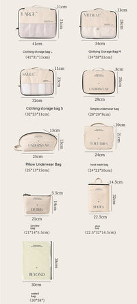 Set de Bolsas Organizadoras de Viaje NOMA